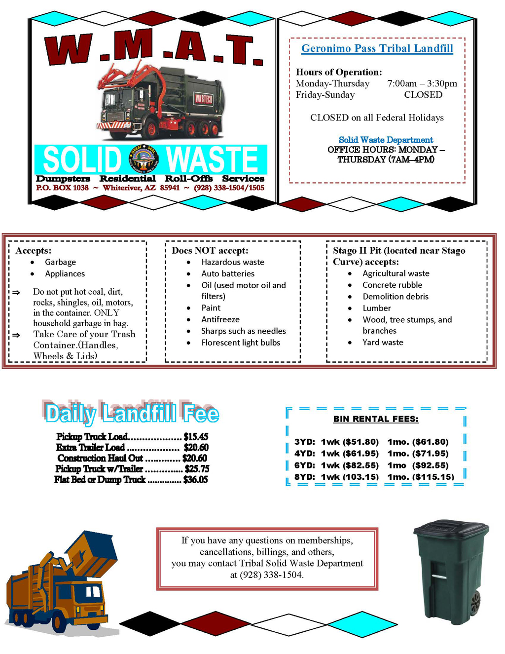 WMAT EPO Solid Waste/UST