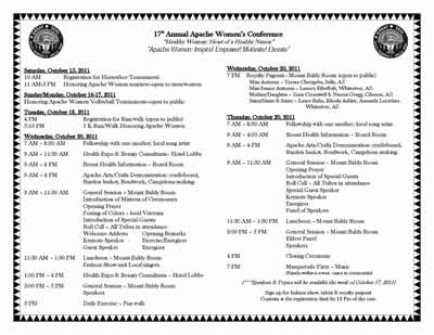 Tentative Agenda